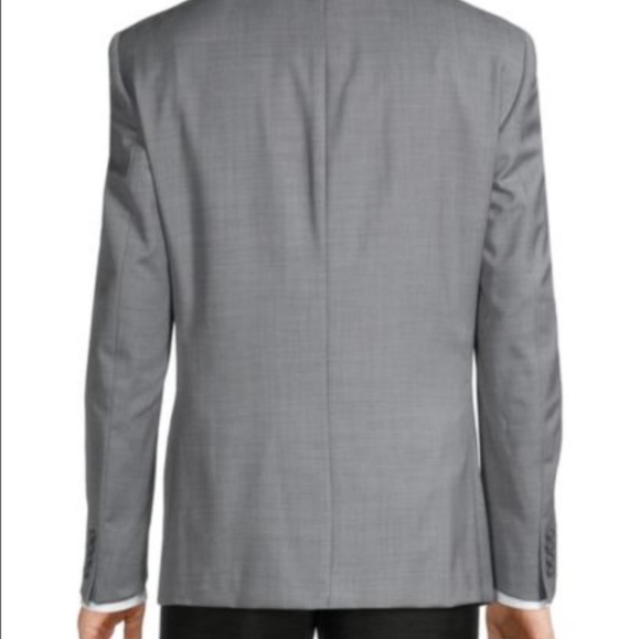 CALVIN KLEIN Slim-Fit Wool-Blend Suit Separates Sportcoat Size 42R - Picture 2 of 9